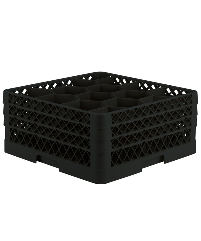 Giá đựng ly 12 ngăn màu đen Vollrath Traex® Rack Max TR18JJJ cỡ đầy đủ cao 20 cm