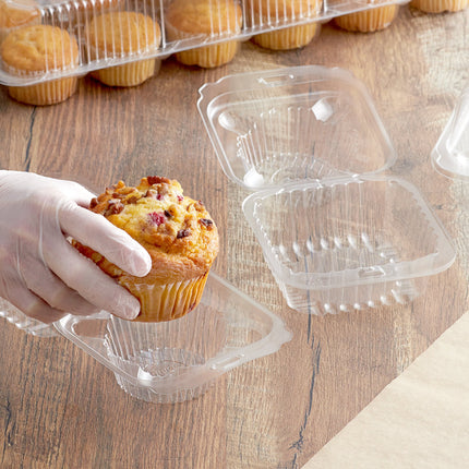 Hộp đựng cupcake / muffin 1 ngăn nhựa PET trong suốt Choice - Thùng 400 cái