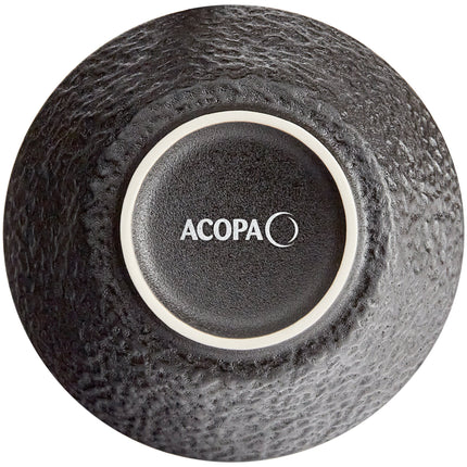 Tô gốm sứ Acopa Heika vân nhám đen 473 ml - Thùng 12 cái