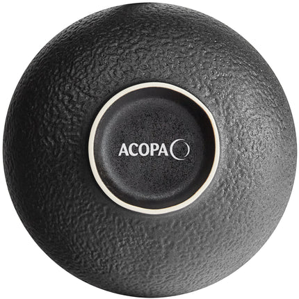 Tô gốm sứ vân sần đen mờ Acopa Heika 1,4 lít - Thùng 6 cái