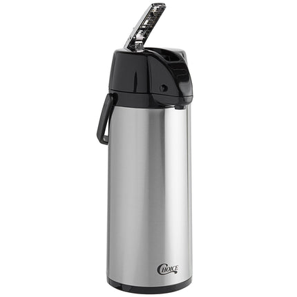 Bình ủ cà phê inox lót thủy tinh Choice 2,5 lít cần gạt