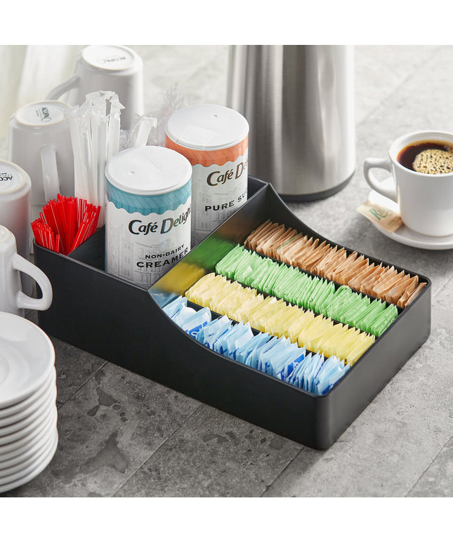 Giá đựng gia vị cà phê để bàn 9 ngăn Choice màu đen