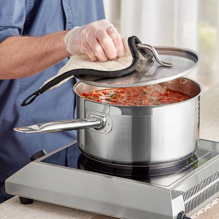 Nồi nấu sốt thép không gỉ đáy nhôm Vigor SS1 Series 5,7 lít, kèm nắp