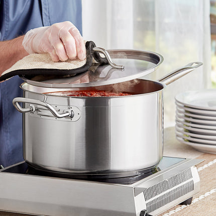Nồi nấu sốt thép không gỉ đáy nhôm Vigor SS1 Series 9,5 lít, kèm nắp