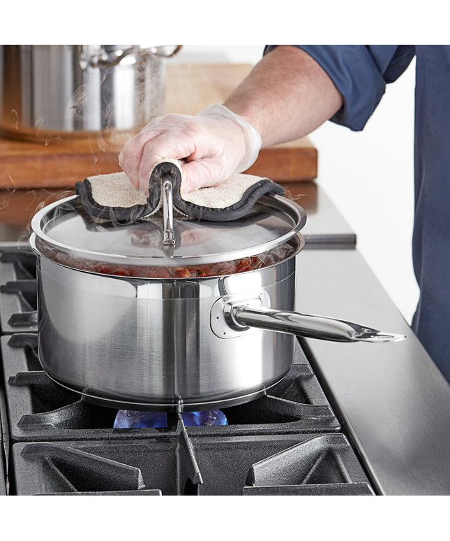 Nồi nấu sốt thép không gỉ đáy nhôm Vigor SS1 Series 5,7 lít, kèm nắp