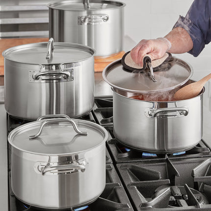Nồi nấu sốt inox đáy nhôm bọc Vigor SS1 Series 9,5 lít kèm nắp