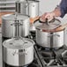 Nồi nấu sốt inox đáy nhôm bọc Vigor SS1 Series 5,7 lít kèm nắp