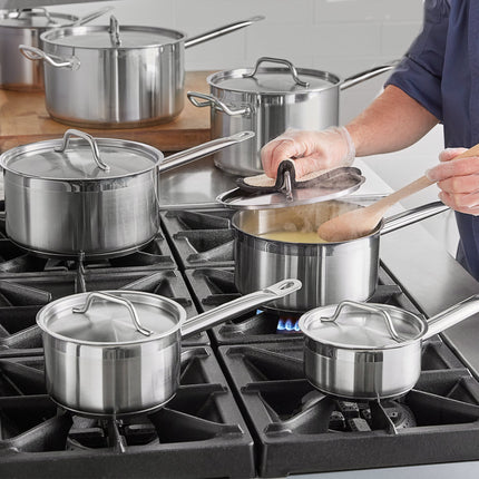 Nồi nấu sốt thép không gỉ đáy nhôm Vigor SS1 Series 5,7 lít, kèm nắp
