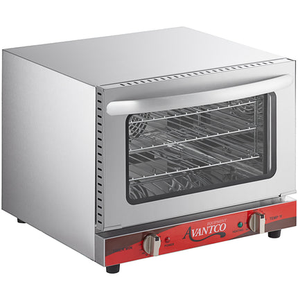 Lò nướng đối lưu để bàn cỡ 1/4 Avantco CO-14 22,7 lít - 120V, 1440W