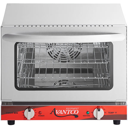 Lò nướng đối lưu để bàn cỡ 1/4 Avantco CO-14 22,7 lít - 120V, 1440W