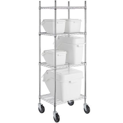 Bộ kệ thùng đựng nguyên liệu Baker's Lane 46 x 61 cm kèm 5 thùng kẹp gài