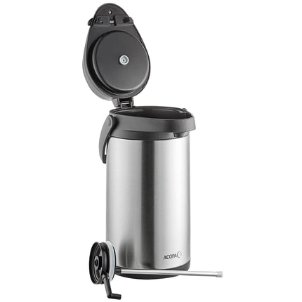 Bình ủ cà phê inox lót inox Acopa 4 lít decaf cần gạt kim loại