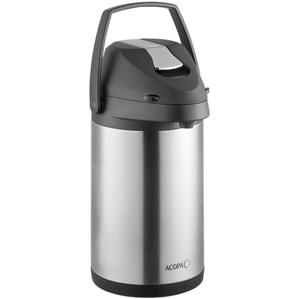 Bình ủ cà phê inox lót inox Acopa 3,5 lít cần gạt kim loại