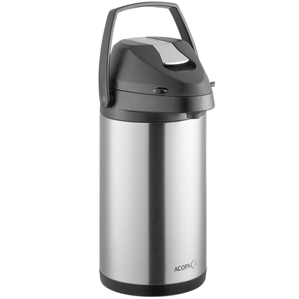 Bình ủ cà phê inox lót inox Acopa 4 lít cần gạt kim loại