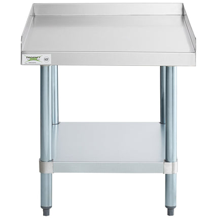 Bàn đỡ thiết bị thép không gỉ 16 gauge Regency 76 x 61 cm kèm kệ dưới mạ kẽm