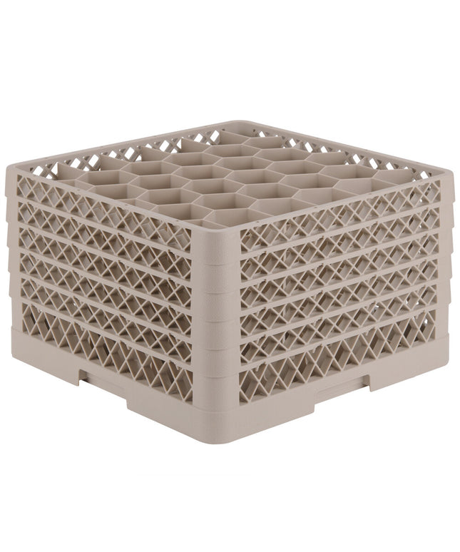 Giá đựng ly 30 ngăn màu be Vollrath Traex® Rack Max TR12HHHHH cỡ đầy đủ cao 27,9 cm