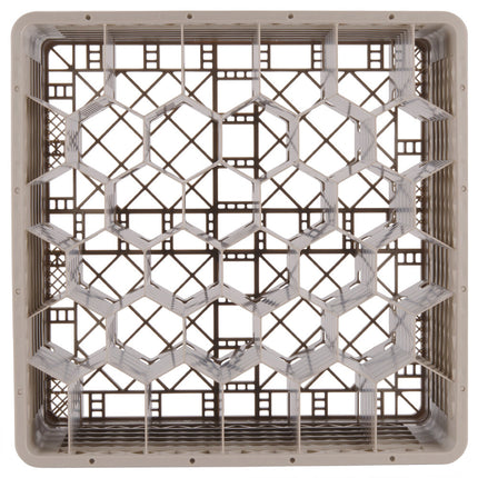 Giá đựng ly 30 ngăn màu be Vollrath Traex® Rack Max TR12HHHHH cỡ đầy đủ cao 27,9 cm