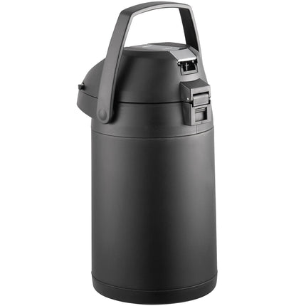 Bình ủ cà phê inox lót inox Acopa 3 lít đen mờ cần gạt kim loại