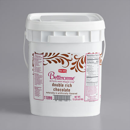 Kem phủ đánh bông chocolate đậm Rich's Bettercreme 6,8 kg