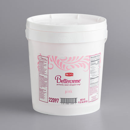 Kem tươi đánh bông màu hồng Rich's Bettercreme - Xô 4,1 kg