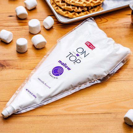 Topping tráng miệng kem marshmallow không sữa Rich's On Top 473 ml - Thùng 6 hộp