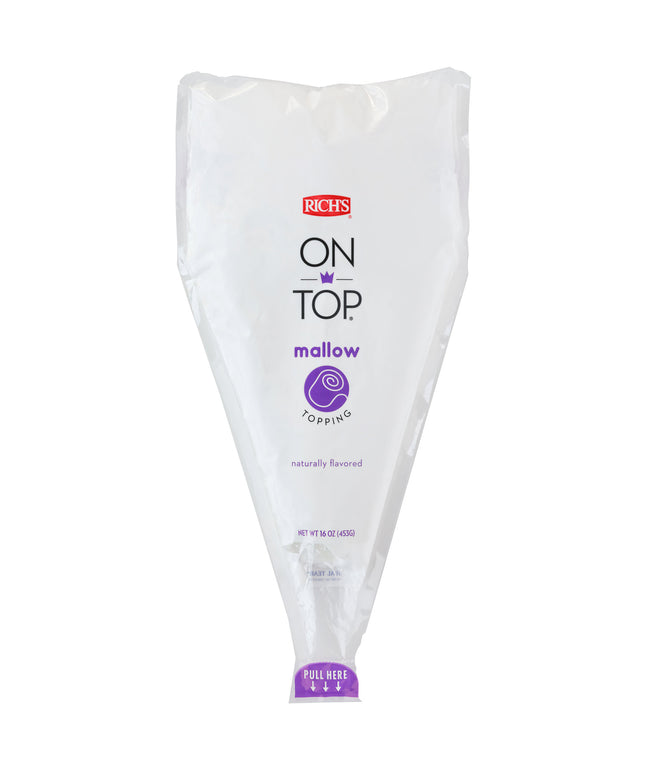 Topping tráng miệng kem marshmallow không sữa Rich's On Top 473 ml - Thùng 6 hộp