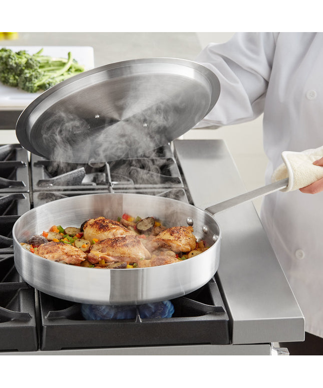 Chảo áp chảo nhôm Choice 6,6 lít kèm nắp