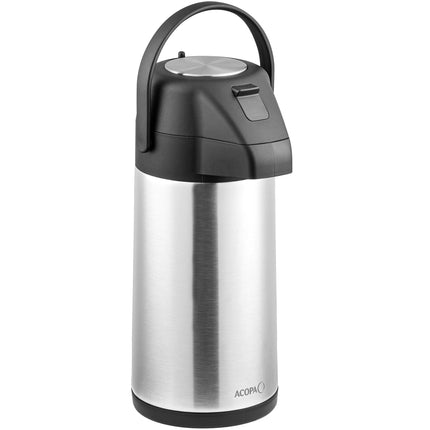 Bình ủ cà phê inox lót inox Acopa 2,5 lít nút bấm