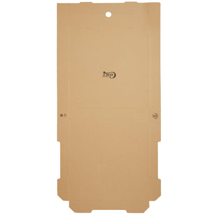 Hộp đựng bánh giấy kraft gợn sóng trơn Choice 36 x 36 x 5 cm - Bó 50 cái