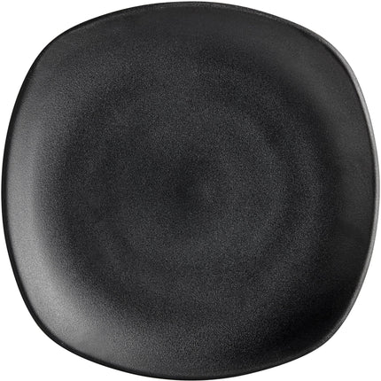 Đĩa vuông melamine đen mờ GET P-500-BK Nara 15 cm - Thùng 24 cái
