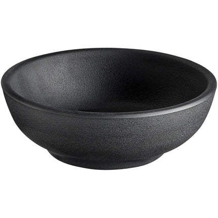Chén melamine tròn GET SD-3800-BK Nara 89 ml màu đen mờ - Thùng 24 cái