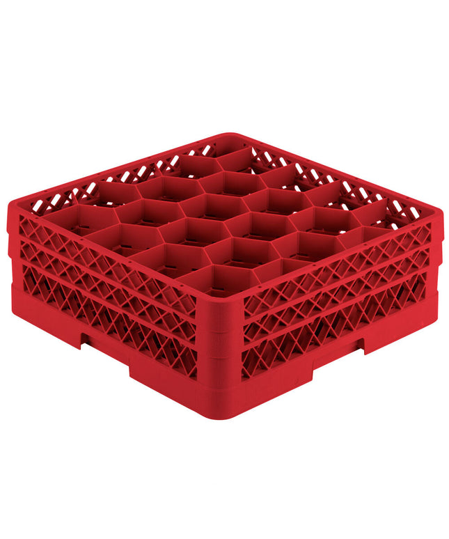 Giá đựng ly 20 ngăn màu đỏ Vollrath Traex® Rack Max TR11GG cỡ đầy đủ cao 16,2 cm