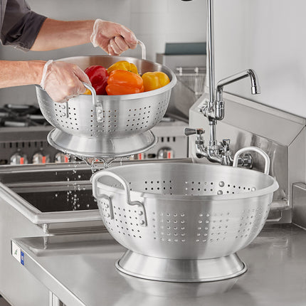 Rổ lọc nhôm chịu lực Choice 15,1 lít có đế và tay cầm