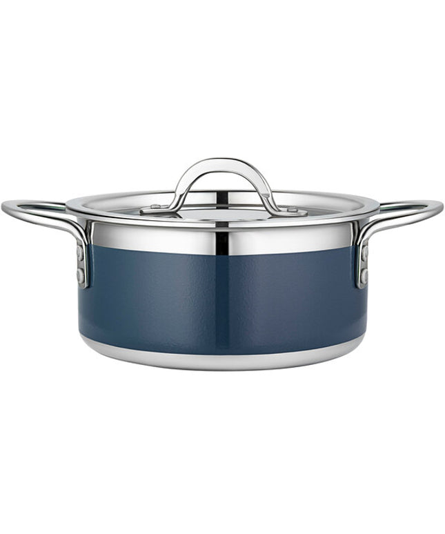 Nồi inox Bon Chef Country French X 2,2 lít màu xanh cobalt - 71300-CF2-CB
