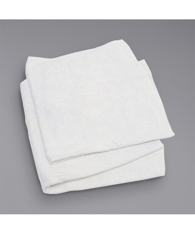 Giẻ lau cotton màu trắng Hospeco