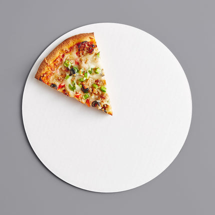 Hộp pizza 30,5 cm trắng đế lót pizza gợn sóng