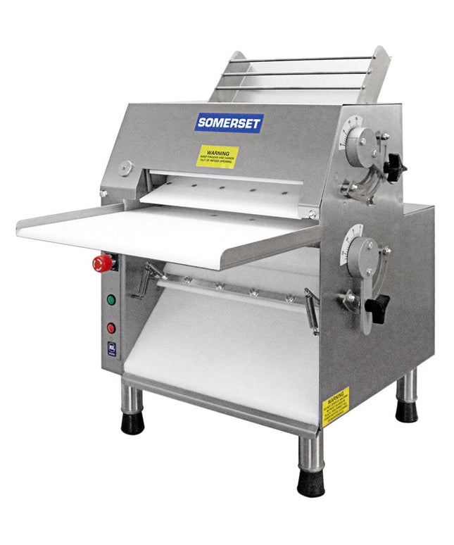 Máy cán bột Somerset CDR-1550 38,1 cm Countertop Two Stage Front-Operated Dough Sheeter - 120V, 1/2 HP