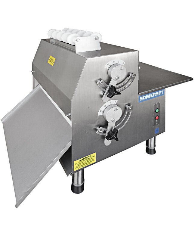 Máy cán bột hai tầng để bàn Somerset CDR-2100 51 cm vận hành bên - 120V, 3/4 hp