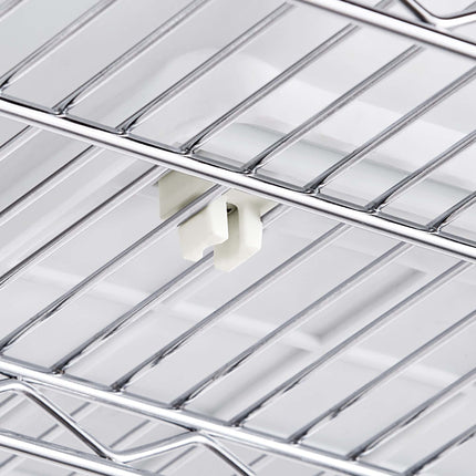 Thùng đựng nguyên liệu để kệ kẹp gài Baker's Lane 10 lít / 40 cup nắp lật kèm nhãn và muỗng