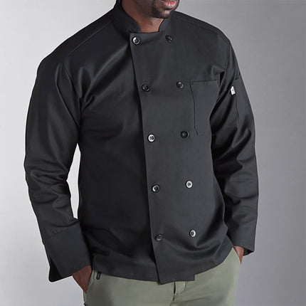 Áo bếp dài tay Uncommon Chef Classic 0402 màu đen size L