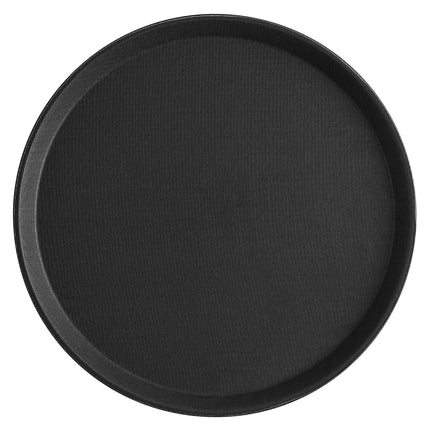 Khay phục vụ chống trượt Choice đen hình tròn Ø 36 cm - Thùng 12 cái