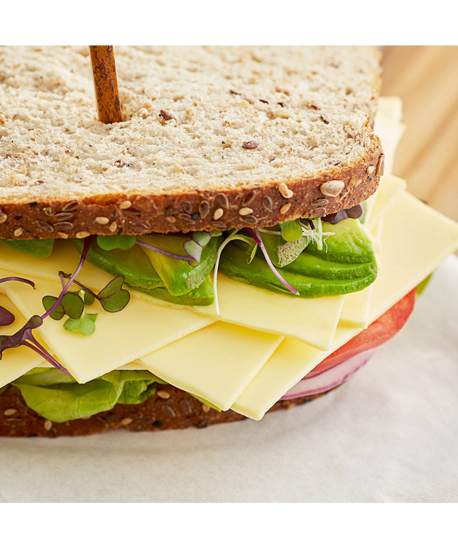 Phô mai provolone thuần chay cắt lát Violife Just Like 1 kg - Thùng 5 gói