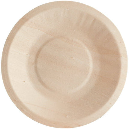 Đồ đựng thực phẩm thân thiện môi trường EcoChoice 12,7 cm Compostable gỗ tròn đĩa - Gói 100 cái