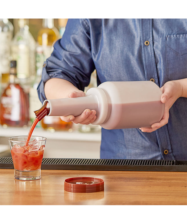 Chai rót Choice 1,9 lít vòi và nắp màu nâu