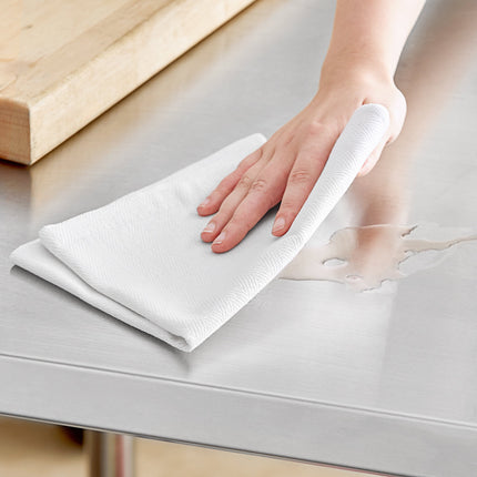 Khăn bếp cotton màu trắng Choice 680 g 66 x 38,1 cm - Gói 12 cái