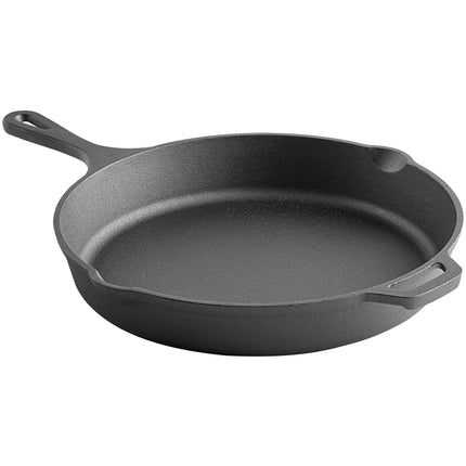 Chảo gang đã tôi dầu Valor 38 cm, có tay cầm phụ