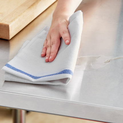 Khăn bếp cotton sọc màu xanh dương Choice 680 g 66 x 38,1 cm - Thùng 60 cái