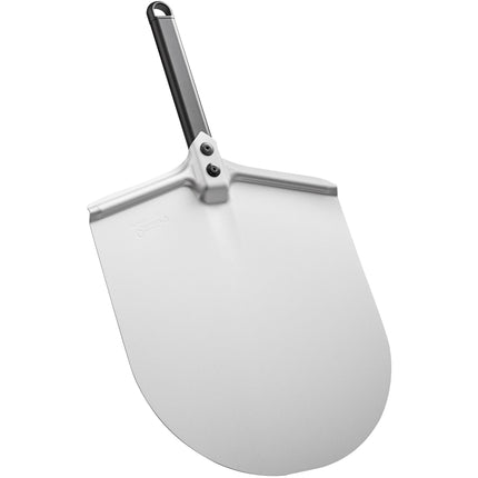 Xẻng pizza nhôm anod chữ nhật GI Metal Amica 30 x 30 cm cán 25 cm CLASS30/25