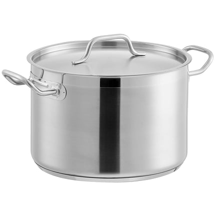 Nồi nấu súp cỡ lớn thép không gỉ đáy nhôm Vigor SS1 Series 11,4 lít, kèm nắp