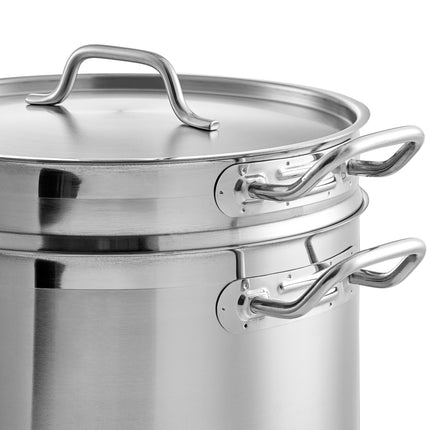 Bộ nồi luộc mì thép không gỉ đáy nhôm Vigor SS1 Series 18,9 lít